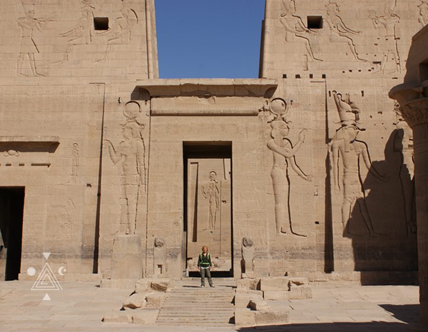 An* en el Templo de Philae. Egipto
