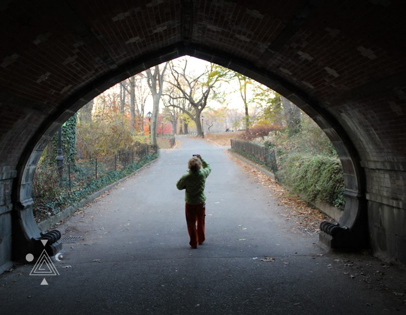 An* en el Central Park. New York. Estados Unidos