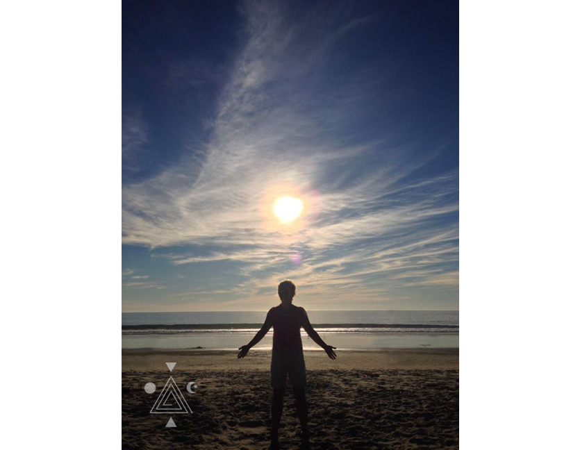 An* en comunión con el Padre Sol en Los Ángeles